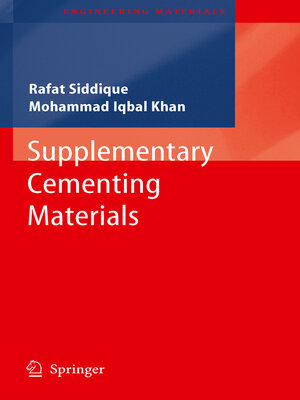 cover image of Supplementary Cementing Materials